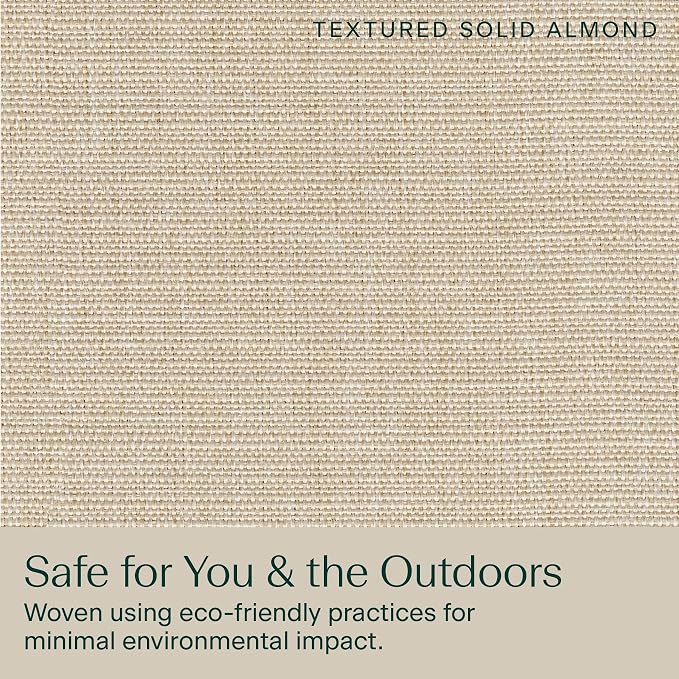 Honeycomb Outdoor Heritage Chaise 21.5 x 70, Textured Solid Almond Chaise - Image 7