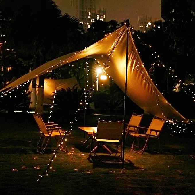 2 Pack 200LED Solar Christmas Lights Outdoor, 72FT Solar String Lights - Image 6
