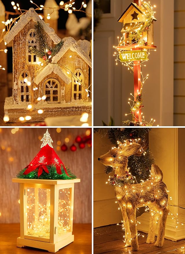 120LED 10FT Solar Fairy Lights Outside Waterproof, 8 Lighting Modes IP65 - Image 4