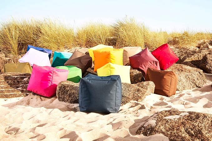 Gouchee Home Cube Brava Pouf Ottoman Foot Rest - Image 12