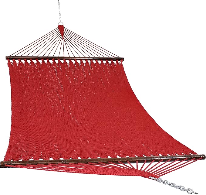 Sunnydaze Soft-Spun Polyester Rope Double Hammock by SunnydazeDecor