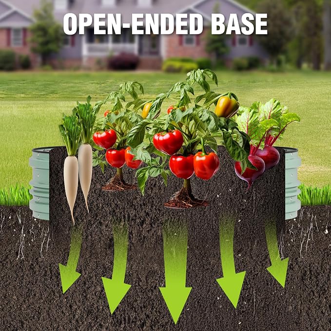 WORKPRO 2PK 4x2x1ft Galvanized Raised Garden Bed Set, Rust & Corrosion - Image 3