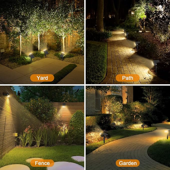 LANSOW Solar Spot Lights Outdoor, 2-in-1 Solar Landscape Spotlights, 3 Modes - Image 5
