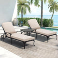 Chaise Lounge Chair Outdoor- Patio Pool Chairs Tanning Lounges by Villeston