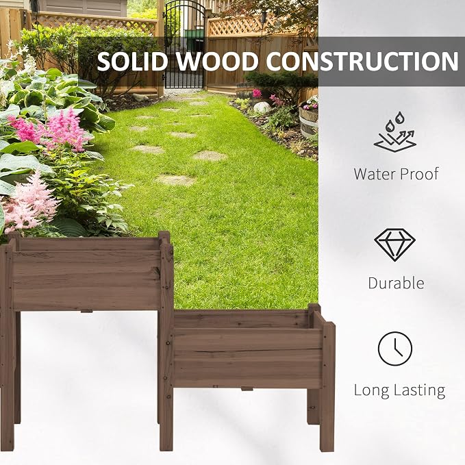 Outsunny Raised Garden Bed - Image 6
