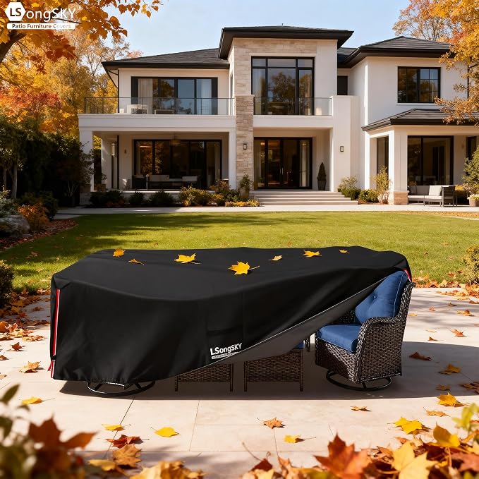 Outdoor Furniture Covers Waterproof, 600D Heavy Duty Patio Cover - Image 8