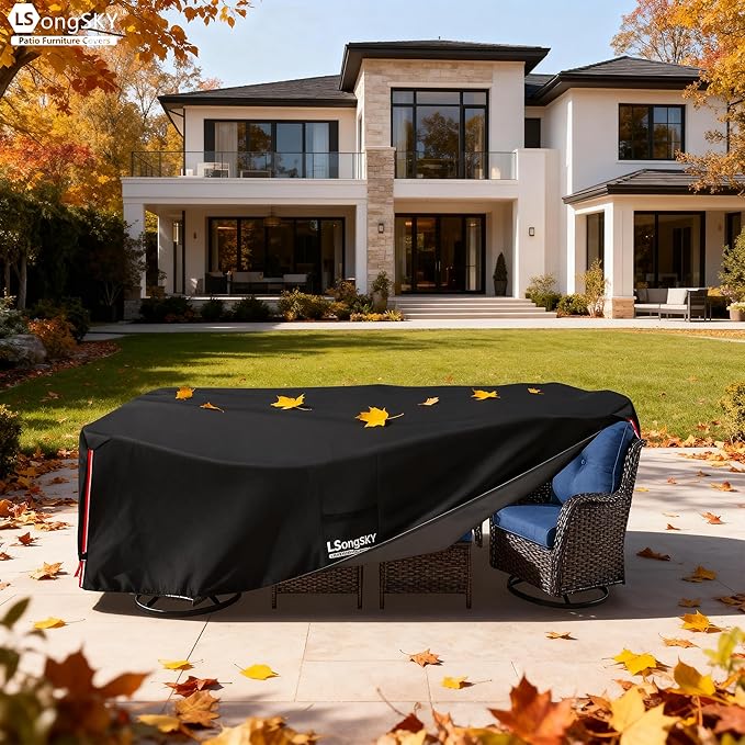 Outdoor Furniture Covers Waterproof, 600D Heavy Duty Patio Furnitures Covers - Image 7