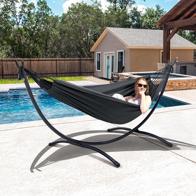 SUNCREAT Hammocks Standing Patio Hammock, Portable Hammock - Image 8