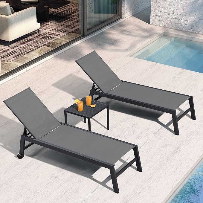 PURPLE LEAF Outdoor Chaise Lounge - Image 3