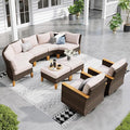 Sophia & William Half Moon Outdoor Sectional Furniture by SophiaWilliam