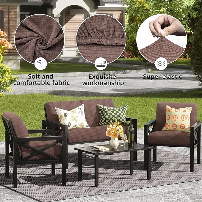 Outdoor Cushion Covers Set, Replacement - Image 3