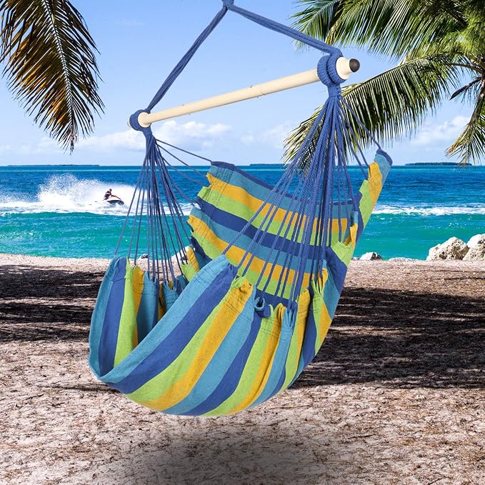 Highwild Hammock Chair Hanging Rope Swing - Image 2