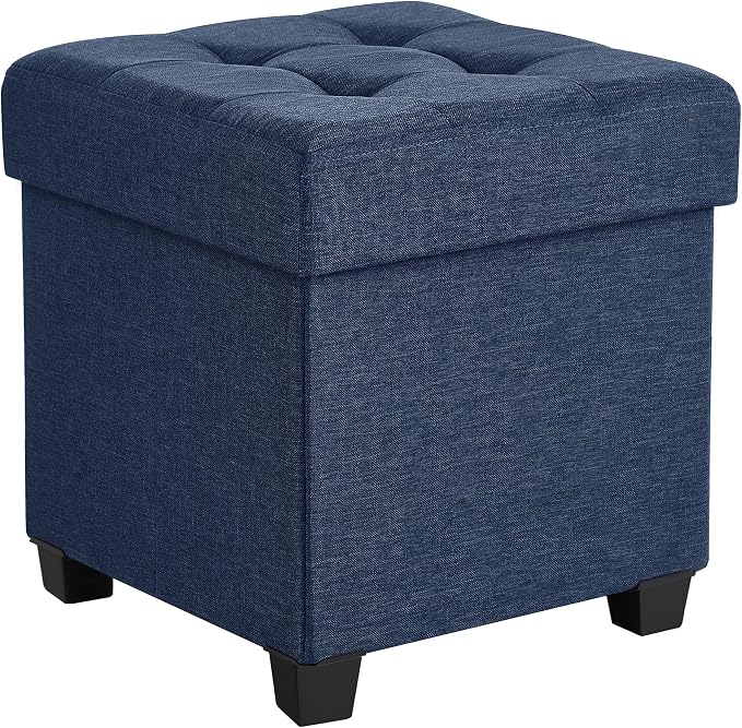 SONGMICS Storage Ottoman, Small Ottoman Foot Rest by SONGMICSbySONGMICSHOME