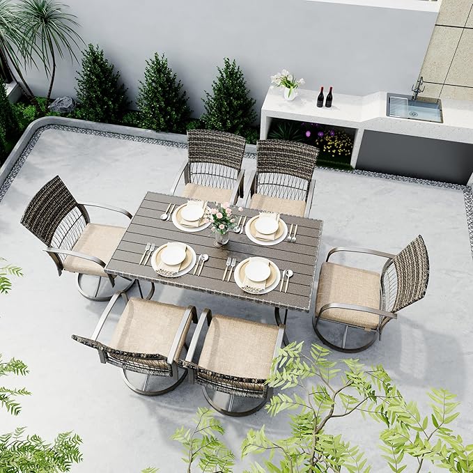 Pamapic 7-Piece Outdoor Dining Set - Image 2