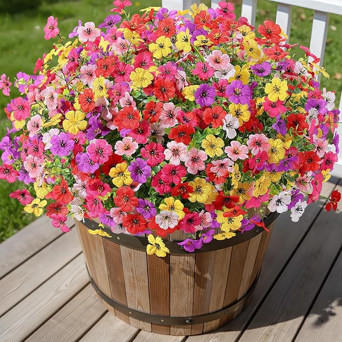 Alupssuc 32 Bundles Artificial Flowers - Image 2
