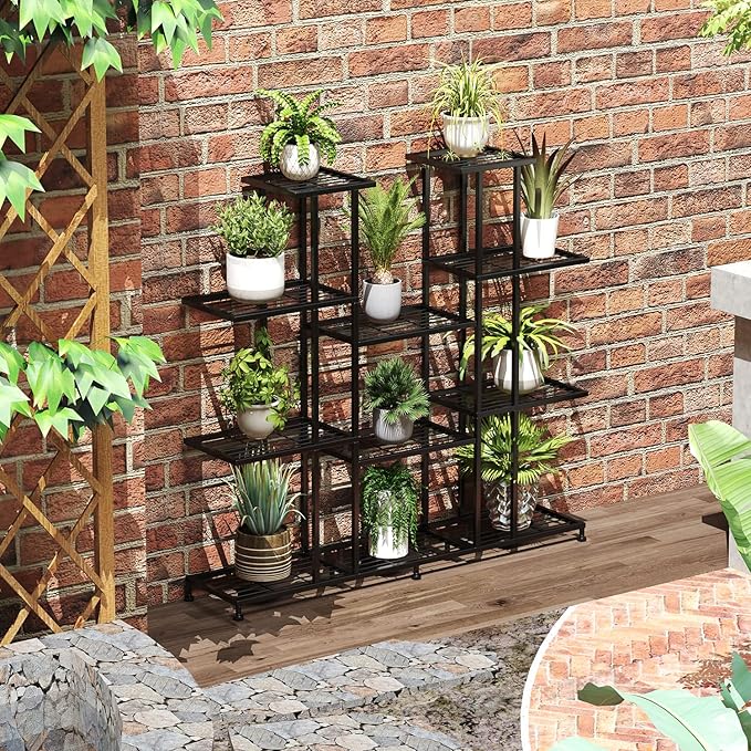 Twhep Heavy Duty Metal Plant Stand, large Multifunctional Plant Stand - Image 5