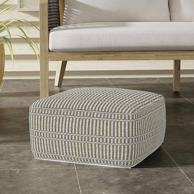 SIMPLIHOME Safford Square Pouf - Image 2