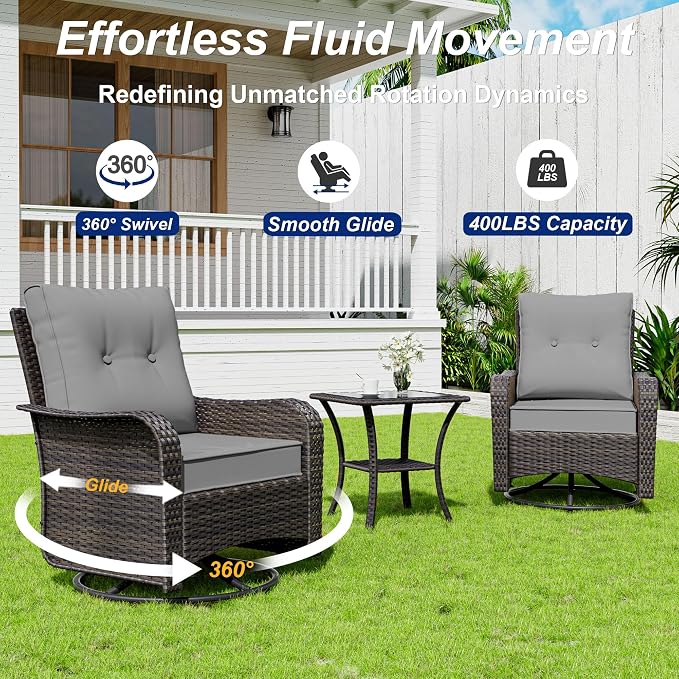 9 Pieces Patio Furniture Set - Image 3
