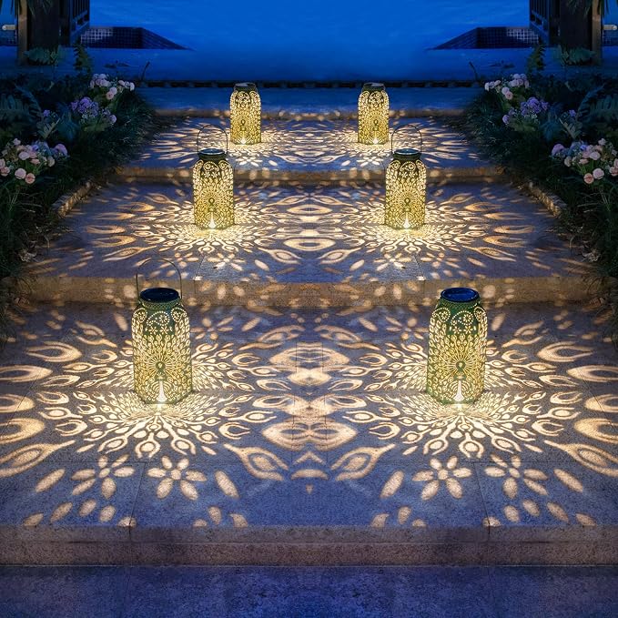 Homeimpro Solar Outdoor Lanterns Waterproof Peacock Gardening Gifts - Image 6