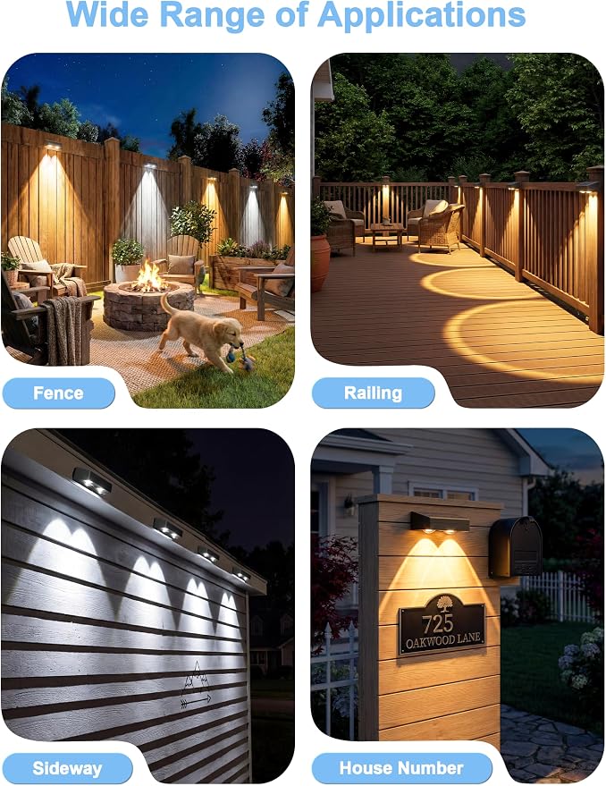 Fence Lights Solar Powered - Image 8