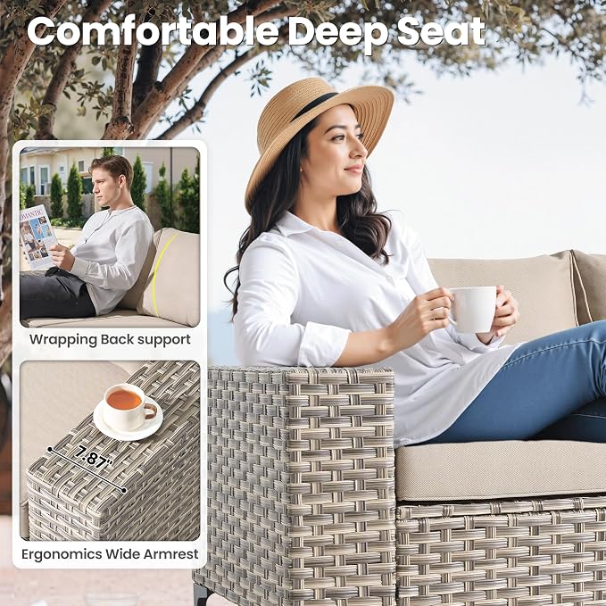 ovios 5-Piece Patio Furniture Set - Image 4