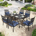 PHI VILLA 7 Pieces Outdoor Dining Set by PHIVILLAThepioneerofcomfortablehouseholdsupplies