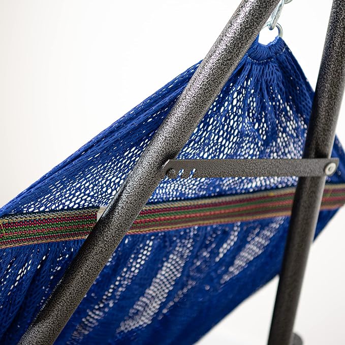 Best Home Fashion Hammock with Collapsible Steel Stand & Carrying Case - Image 4