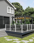 10x10 Ft Outdoor Pergola Metal Gazebo by KYBOLT
