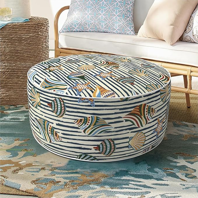 Inflatable Ottoman Stool D21 xH9 by DYTXIII