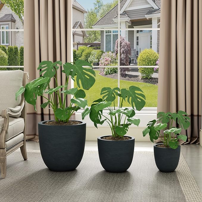 Kante 18", Outdoor Indoor Large Planter Pots - Image 2