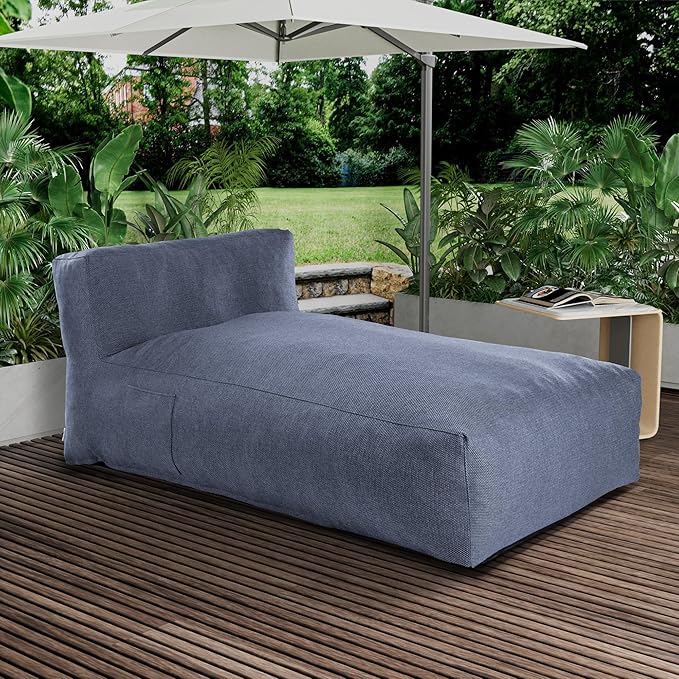 Outdoor Bean Bag Lounger Chair, Big Comfy Outdoor Daybed by SUNPEAK