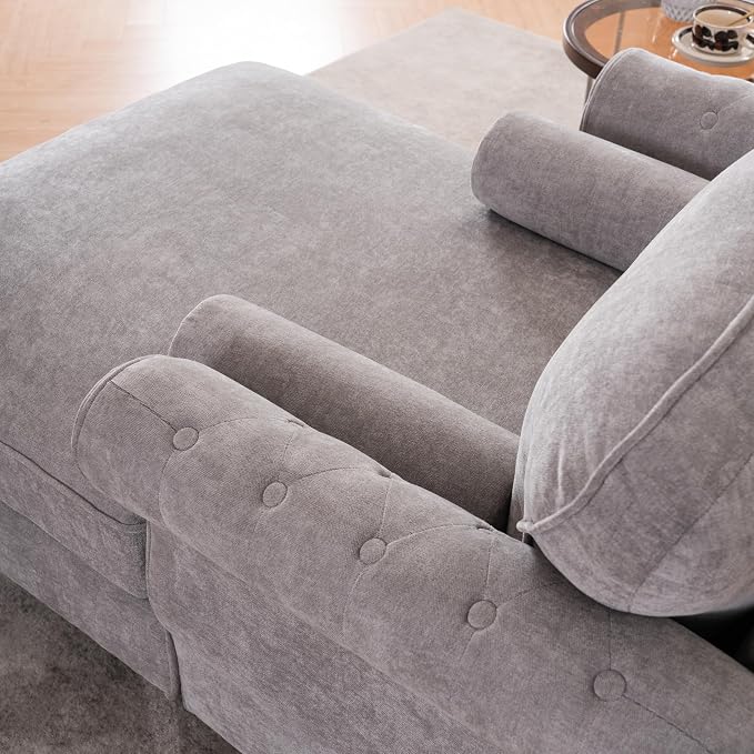 GDFStudio Chenille Recliner Sofa Chair - Image 5