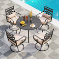 PHI VILLA 5 Pieces Outdoor Dining Set by PHIVILLAThepioneerofcomfortablehouseholdsupplies