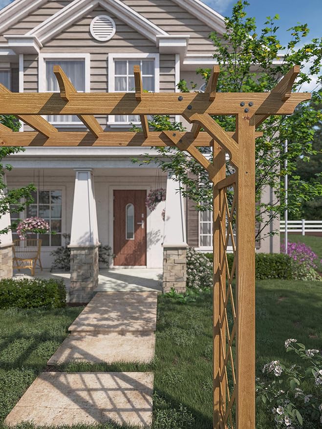 Vita Heartwood Grande Cedar Arbor, 85 inch L x 26 inch W x 89 inch H, Opening - Image 3