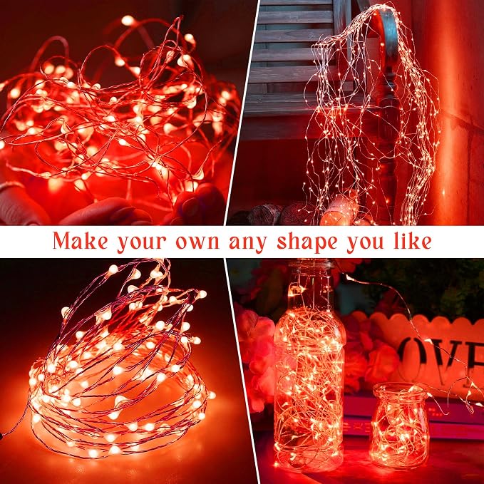 Solar String Lights for Outside, 72Ft 200 LED Solar Fairy Lights - Image 2
