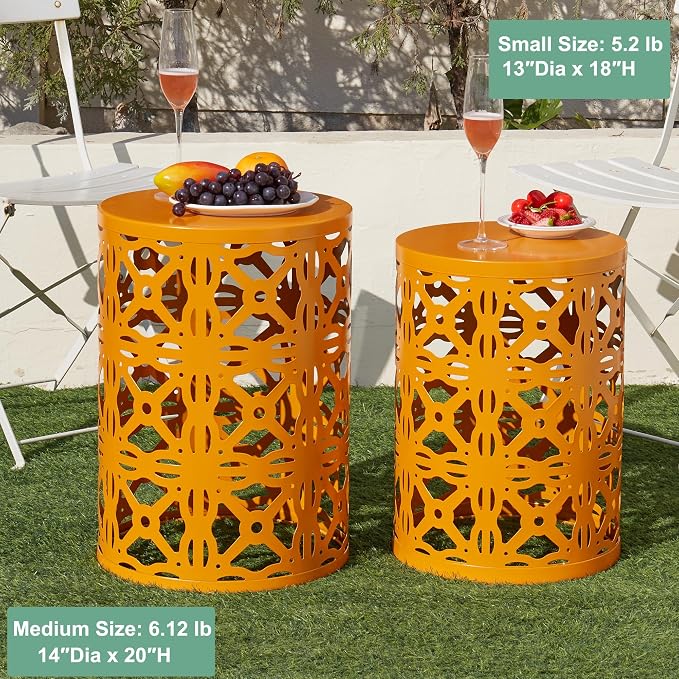 Y&M Patio Side Table, Indoor End Tables - Image 2