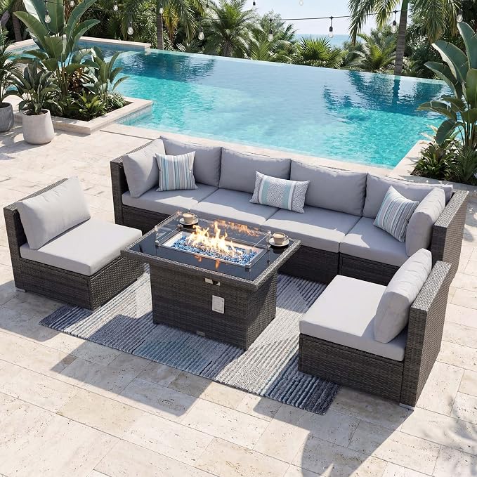 NICESOUL High-End Outdoor Patio Furniture Set - Image 2