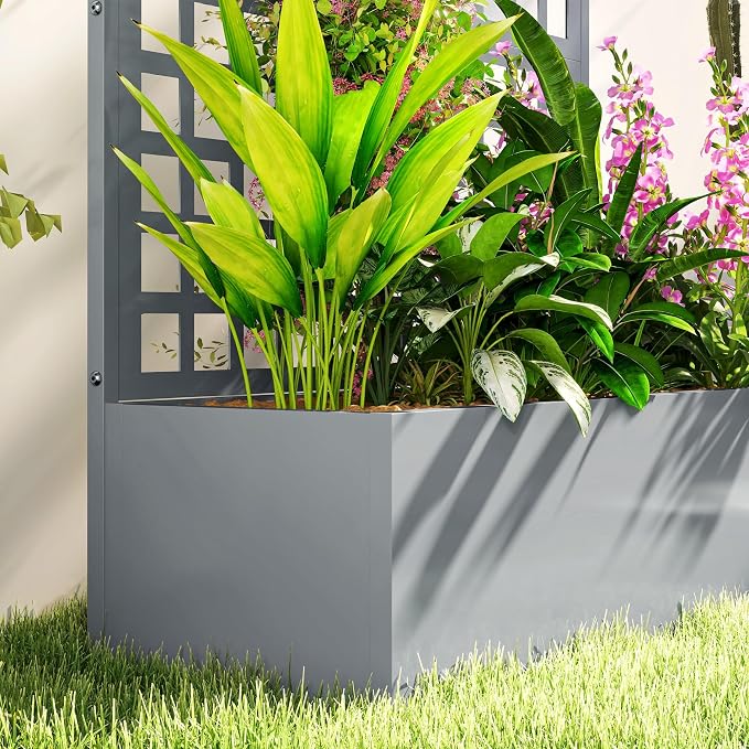 Outsunny Galvanized Raised Garden Bed - Image 9