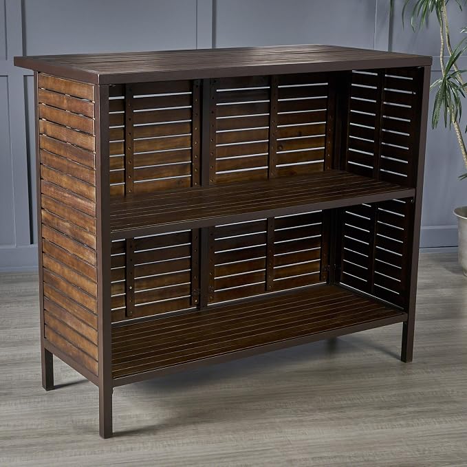 Christopher Knight Home Leni Indoor Acacia Bar Set - Image 8
