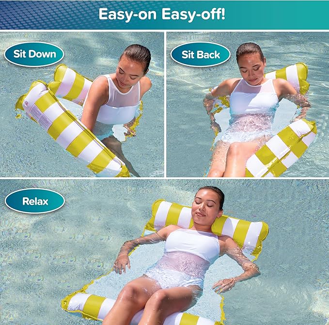 Aqua Original 4-in-1 Monterey Hammock Pool Float & Water Hammock – Multi-Purpose - Image 4