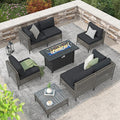 Patiorama 8 Piece Wicker Patio Furniture Set by Patiorama