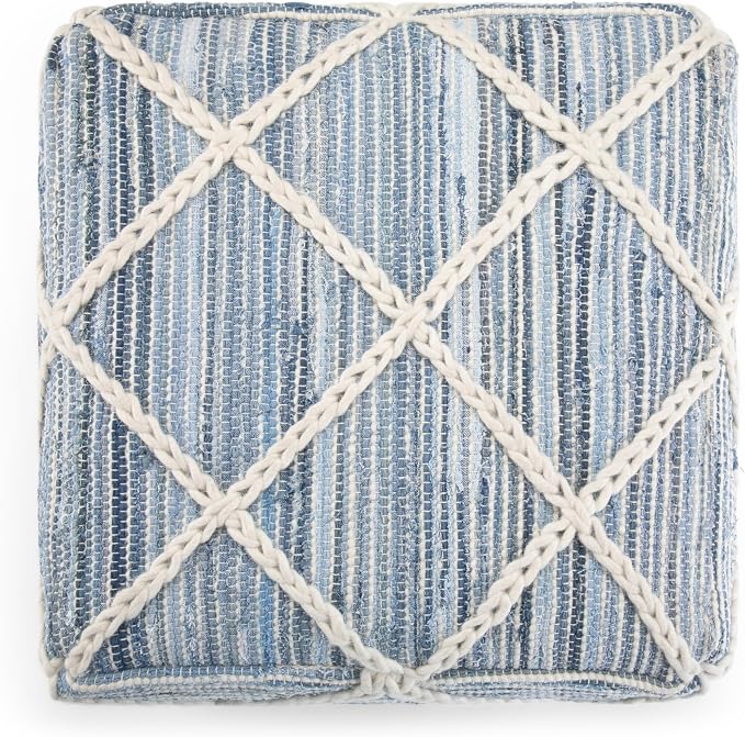 SIMPLIHOME Cowan Square Pouf - Image 7