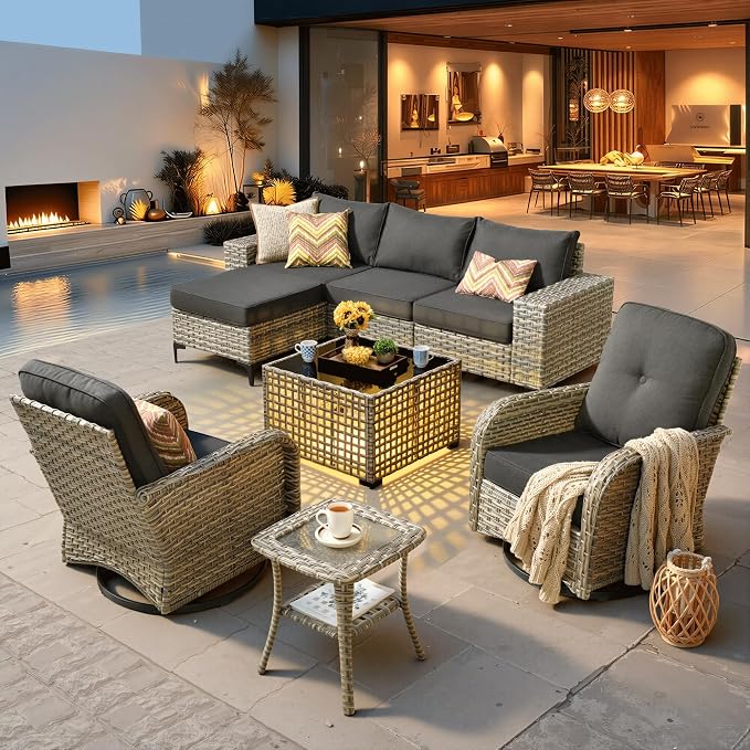 ovios 8-Piece Patio Furniture Set by OVIOS