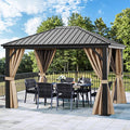 YITAHOME 10x12ft Hardtop Gazebo by YITAHOME
