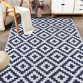 SAND MINE Reversible Mats, Plastic Straw Rug, Modern Area Rug, Large Floor Mat by SANDMIND