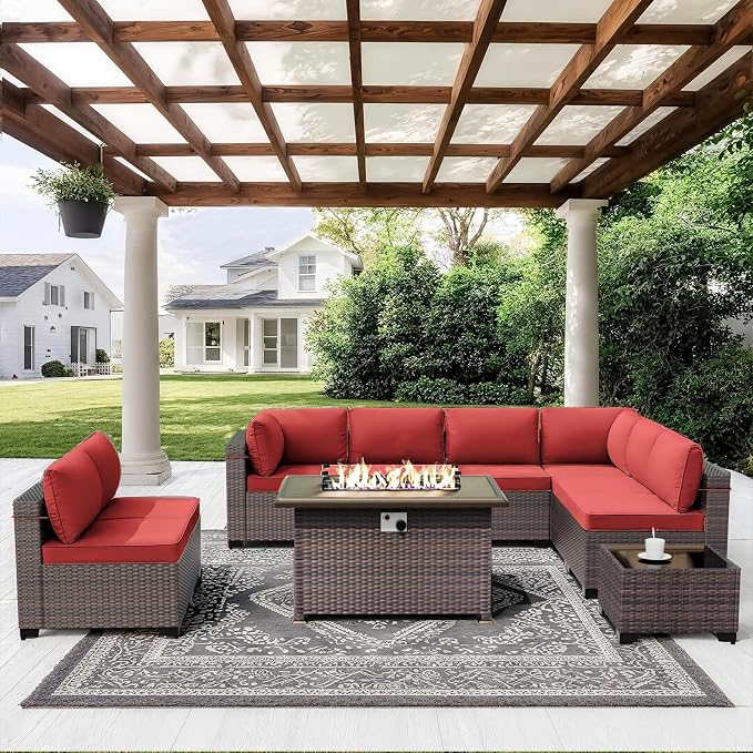 ALAULM 10 Pieces Patio Furniture Set - Image 6