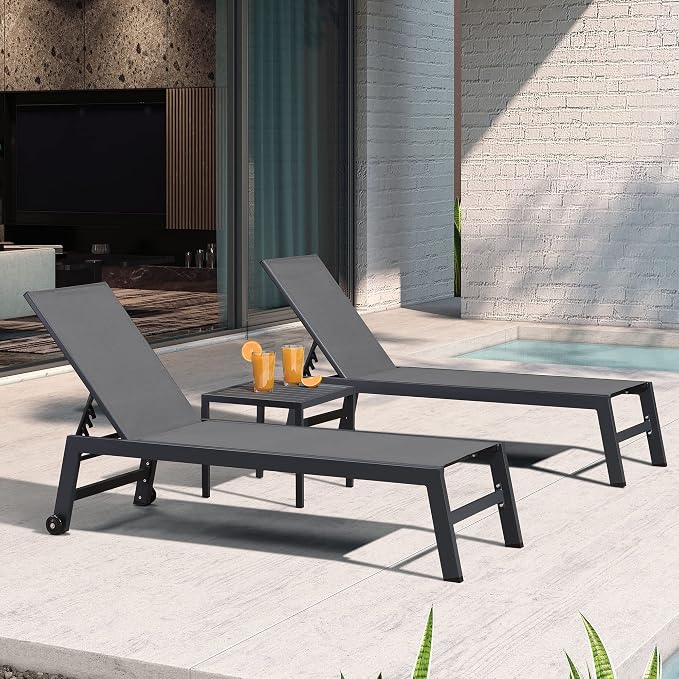 PURPLE LEAF Outdoor Chaise Lounge - Image 4