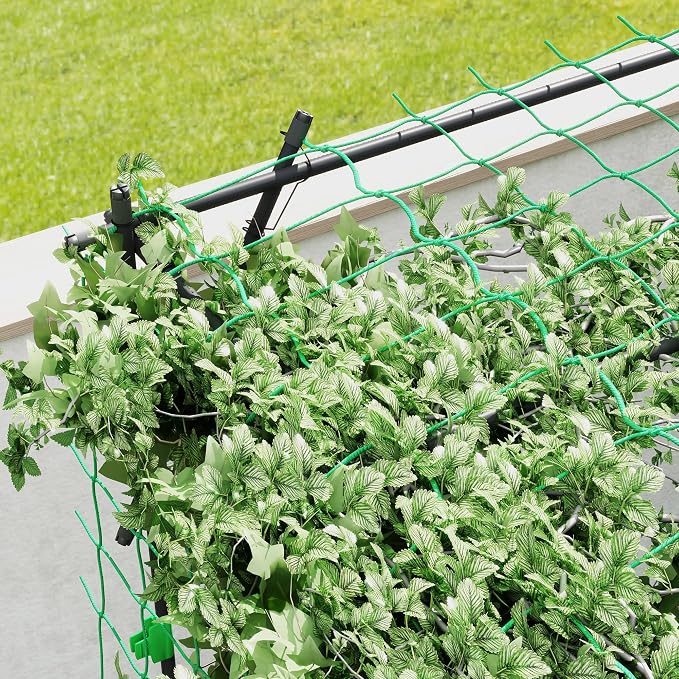 Outsunny Garden Arch Trellis, 7.3 FT Tall Plant Trellis Support, Outdoor - Image 8