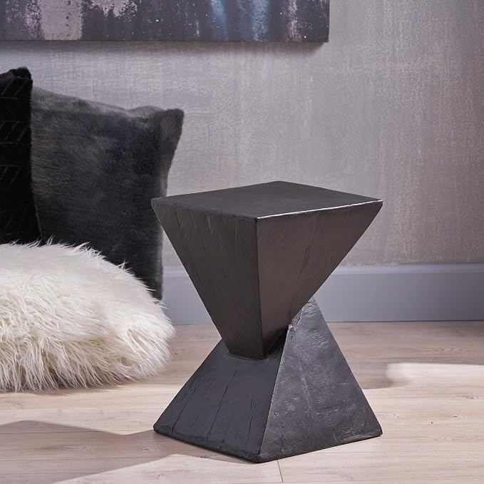 Christopher Knight Home Jerod Light-Weight Concrete Accent Table - Image 5