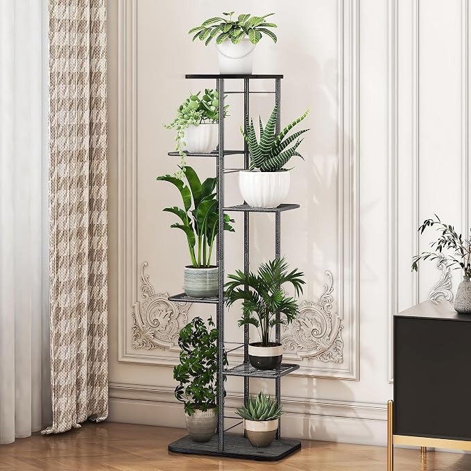 Simple Trending Plant Stand Shelf Indoor Outdoor Waterproof, 6-Tier 7 Potted - Image 2